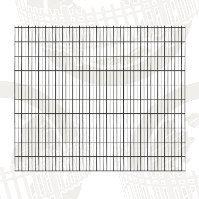 Dubbelstaafmat 8/6/8 - 203 cm hoog - 251 cm breed - RAL 6009 main product photo