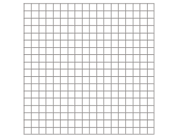 Gaaspaneel verzinkt - 180x180 cm - Maas 10x10 cm