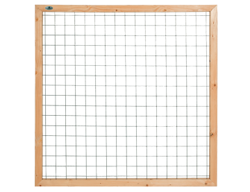 Gaaspaneel in douglas kader - 180x180 cm - Maas 10x10 cm