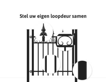 Loopdeur op maat - Recht