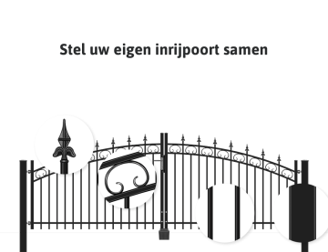 Inrijpoort op maat - Getoogd