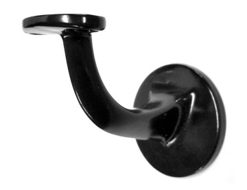 Leuningdrager met zadel - 45x75mm - Zwart
